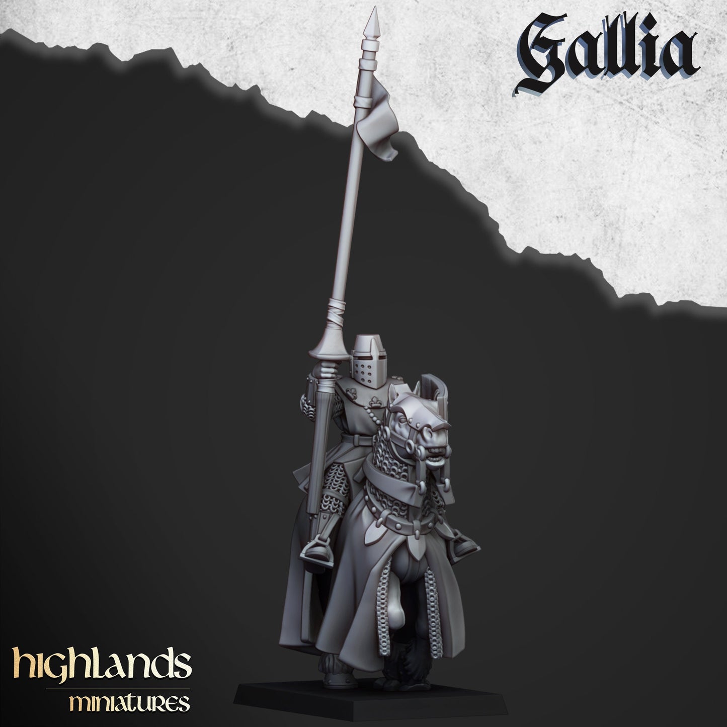 Young Knight Unit of Gallia  by Highland Miniatures