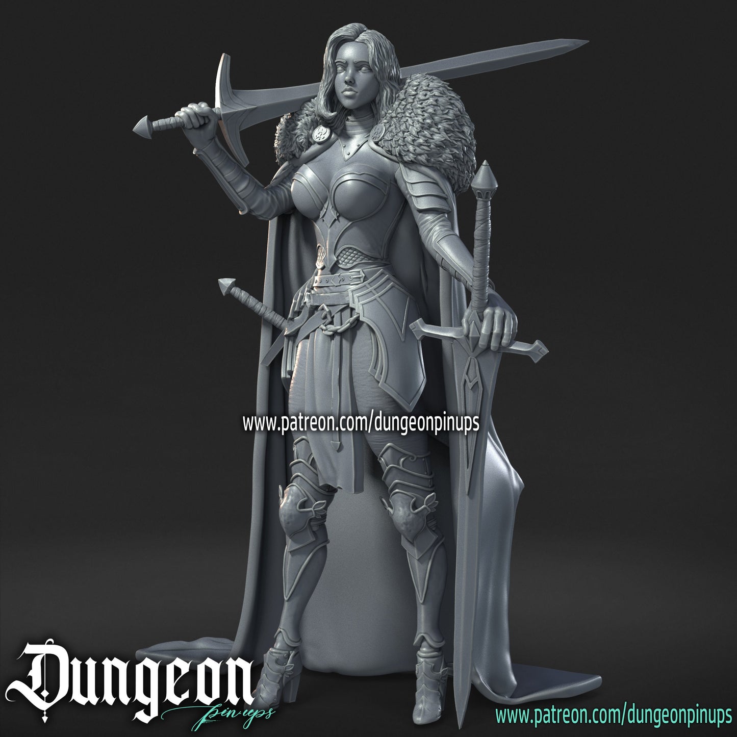 Warrior Jean from Dungeon Pin-ups by RN Estudio Miniatures