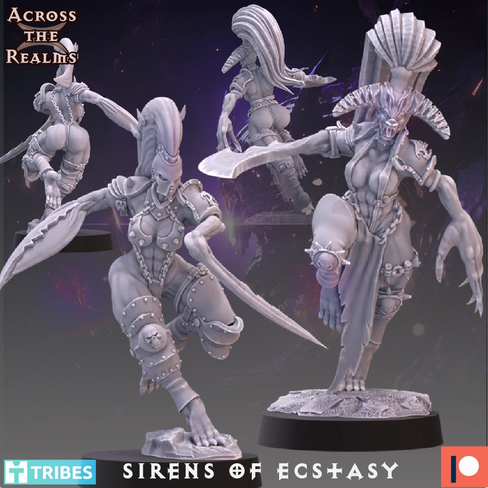 Sirens of Ecstasy from Legionaries Of Excess by Across the Realms Miniatures