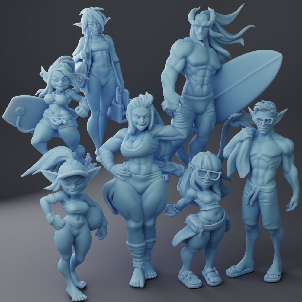 Beach Week 2 Vol. 2  by Twin Goddess Miniatures