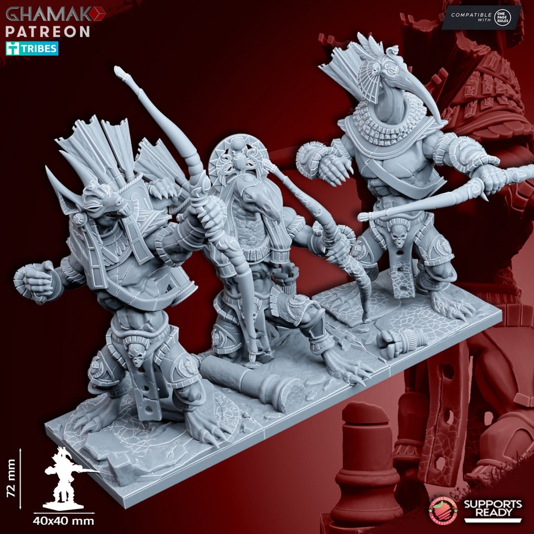 Nomarch Guardians with Bows by Ghamak Miniatures