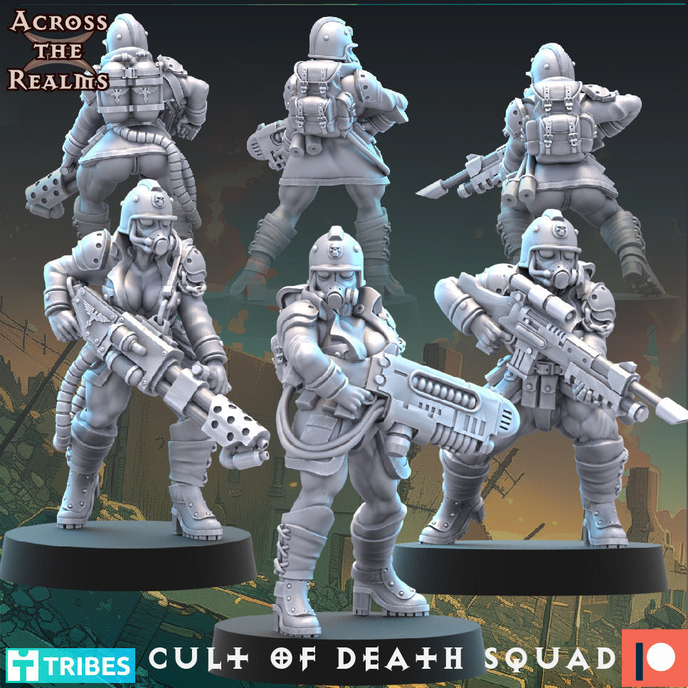 Cult of Death Guardbabes by Across the Realms Miniatures