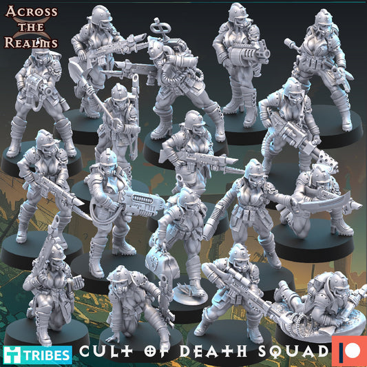 Cult of Death Guardbabes by Across the Realms Miniatures