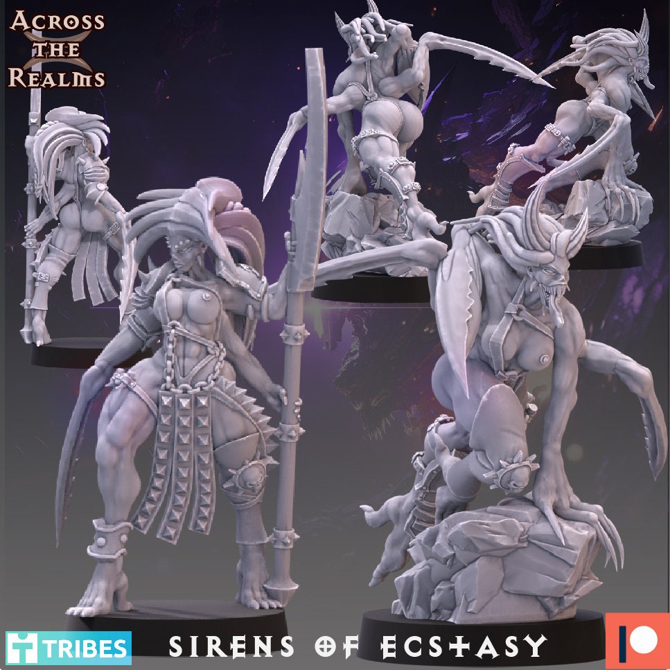 Sirens of Ecstasy from Legionaries Of Excess by Across the Realms Miniatures