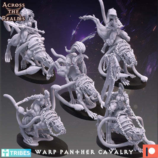 Sirens of Ecstasy Warp Panther Calvary from Legionaries Of Excess by Across the Realms Miniatures