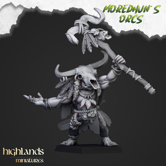 Feral Orc Shaman By Highland Miniatures