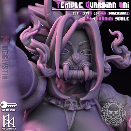 Oni Temple Guardian Statue Kit  by Jigglystix Pin Up Factory