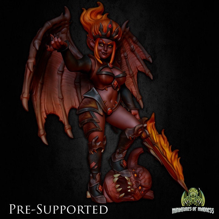 Demory the Devil Queen  by Miniatures of Madness