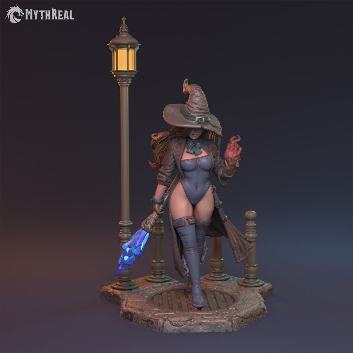 Helga the Mage by Mythreal Games Miniatures