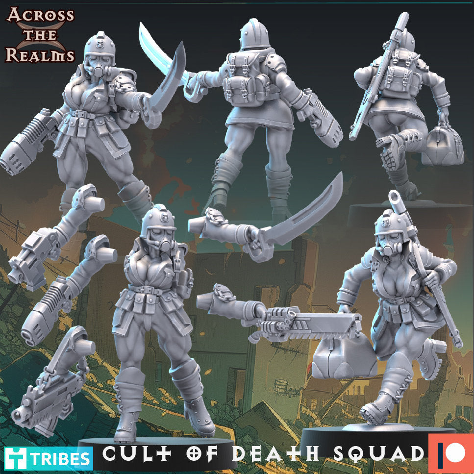 Cult of Death Guardbabes by Across the Realms Miniatures