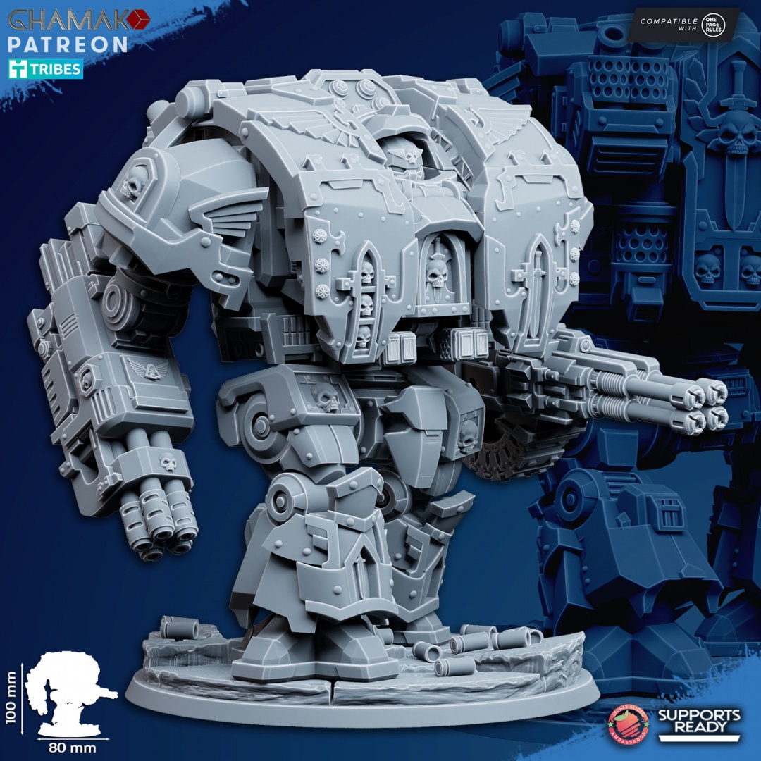 Vengeful Dreadnought  by Ghamak Miniatures