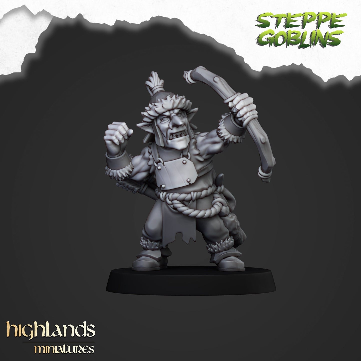 Steppe Goblin Archer Unit By Highland Miniatures