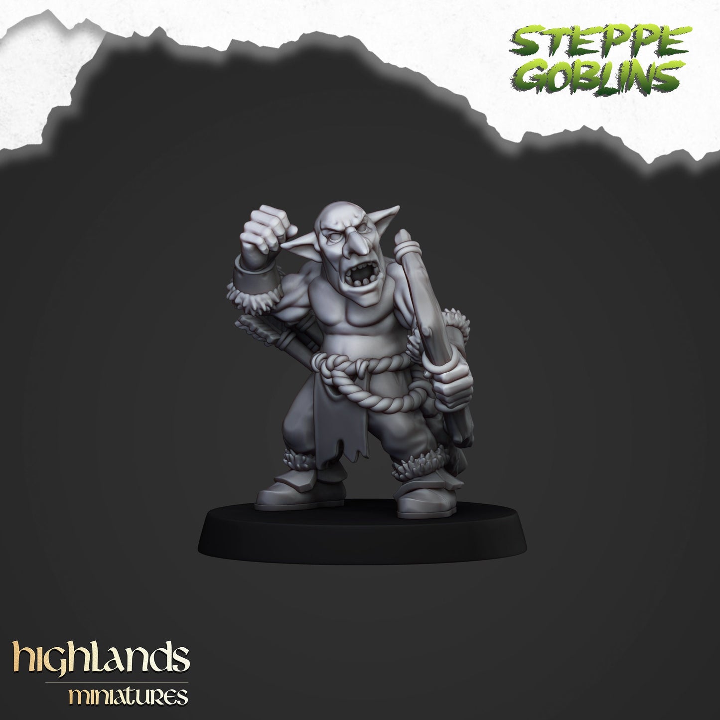 Steppe Goblin Archer Unit By Highland Miniatures