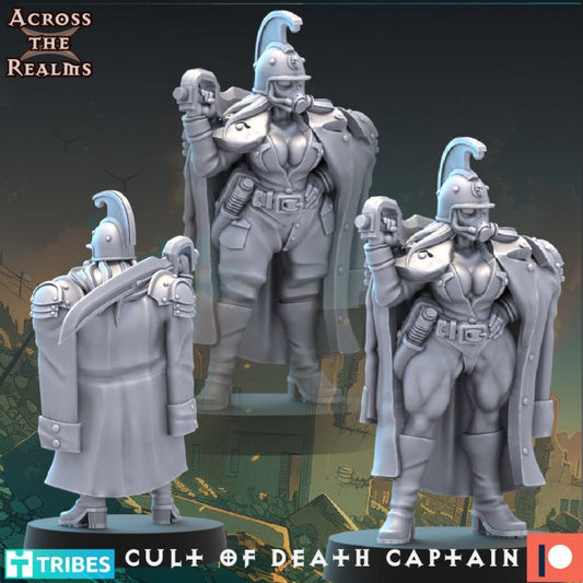 Cult of Death Captain by Across the Realms Miniatures