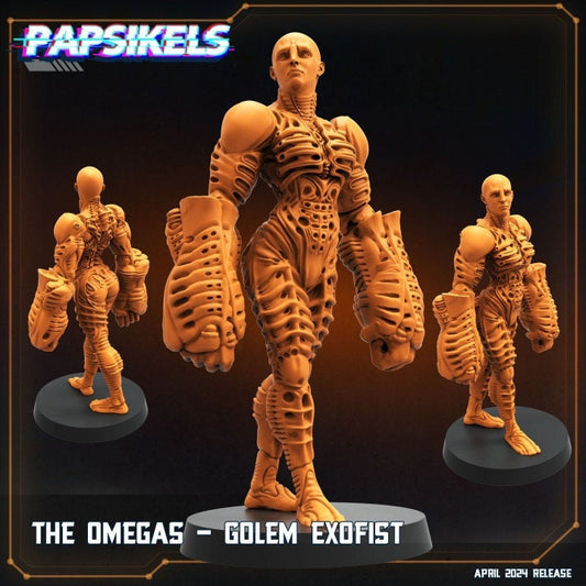 The Omegas Golem Exofist by Papsikels Miniatures