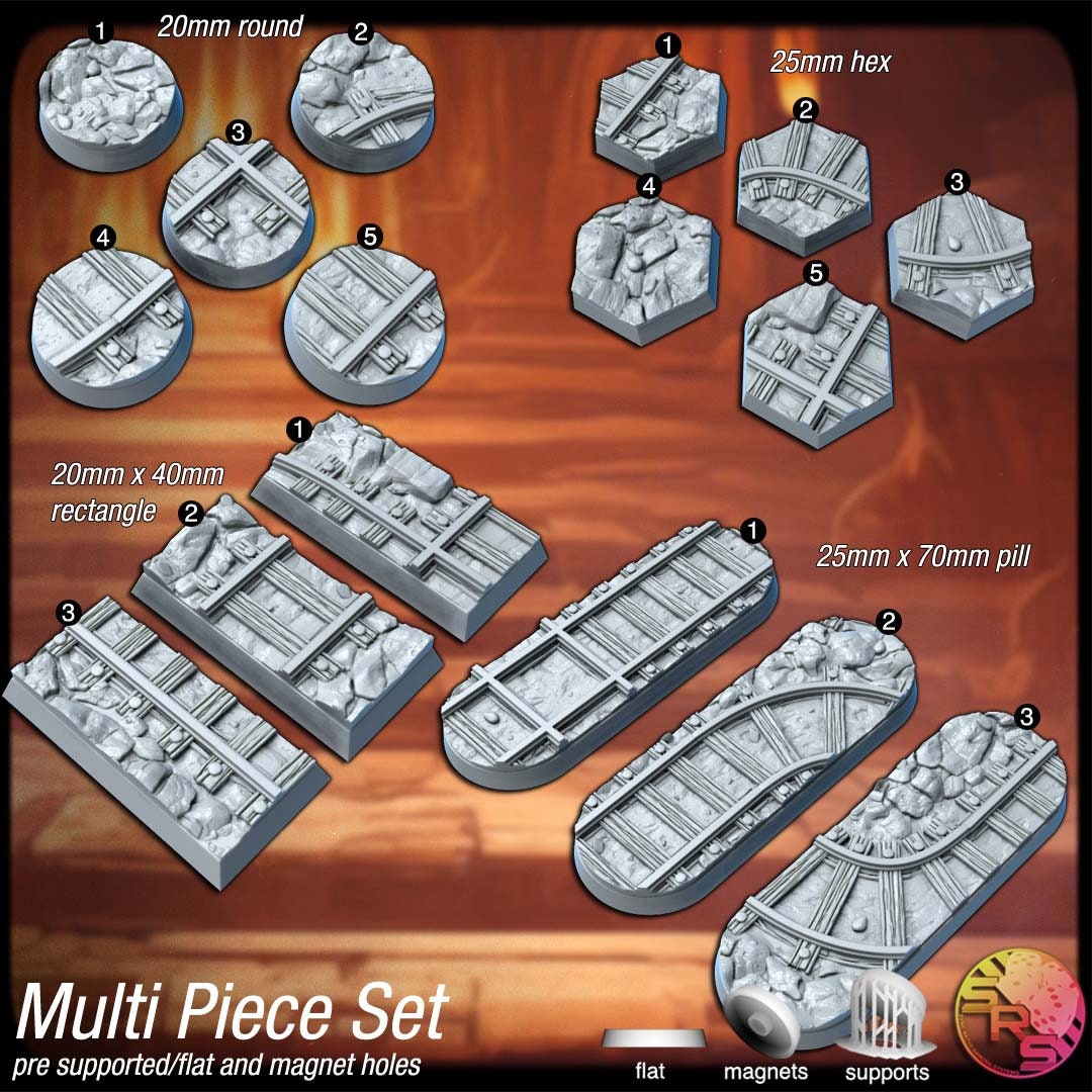 Underground Mines Bases by Where Legends Stand Miniatures