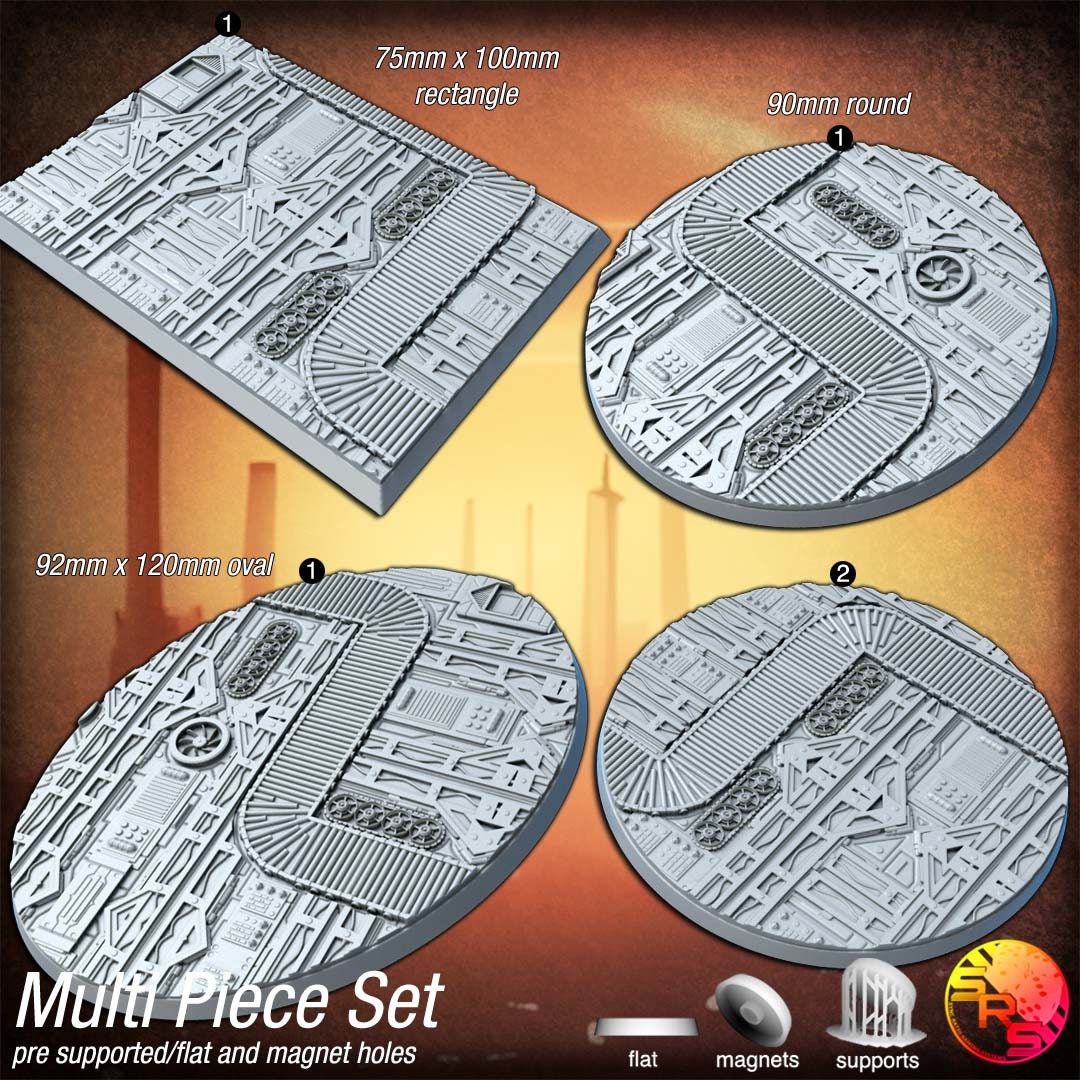 War Factory Bases by Where Legends Stand Miniatures