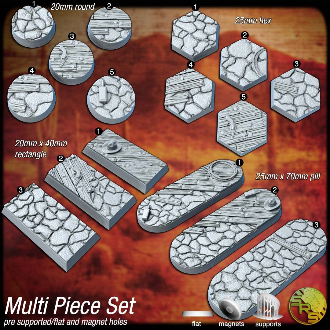 Western Bases by Where Legends Stand Miniatures