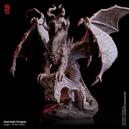 Sanctum Dragon from "Clash of Fate and Faith" by Flesh of Gods Miniatures