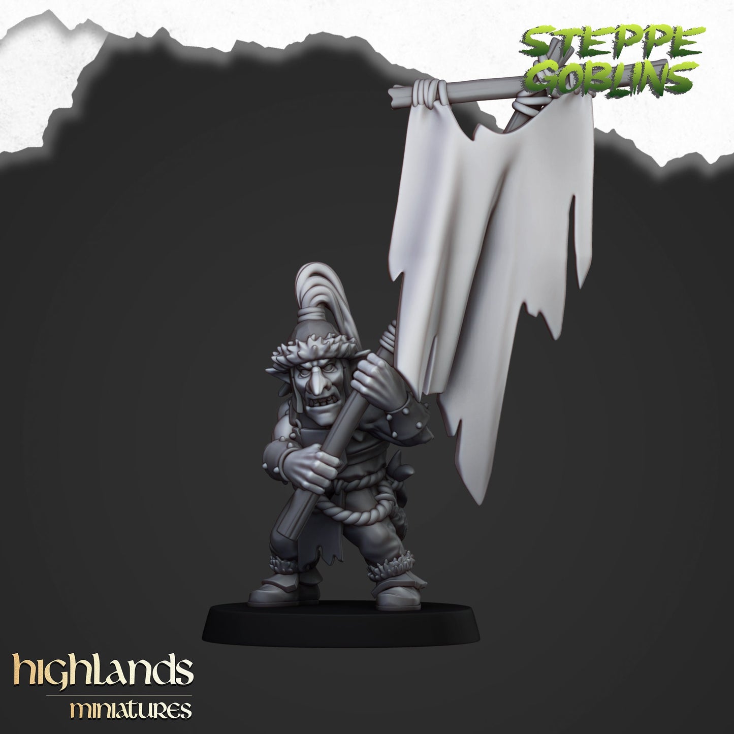 Steppe Goblin Spearmen Unit By Highland Miniatures