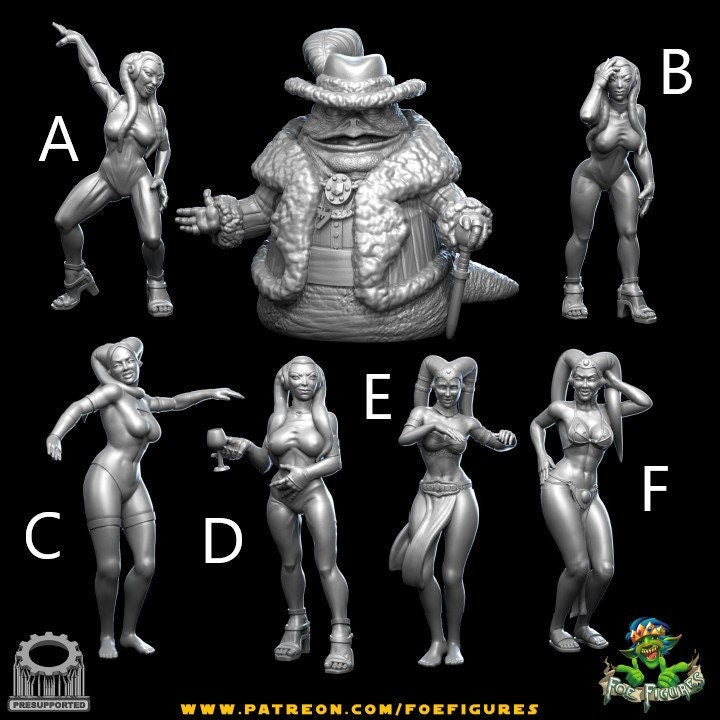 Club Hutt and Dancers by Foe Figures Miniatures