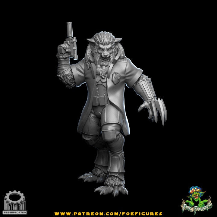 Wolfman Gang Leader  by Foe Figures Miniatures