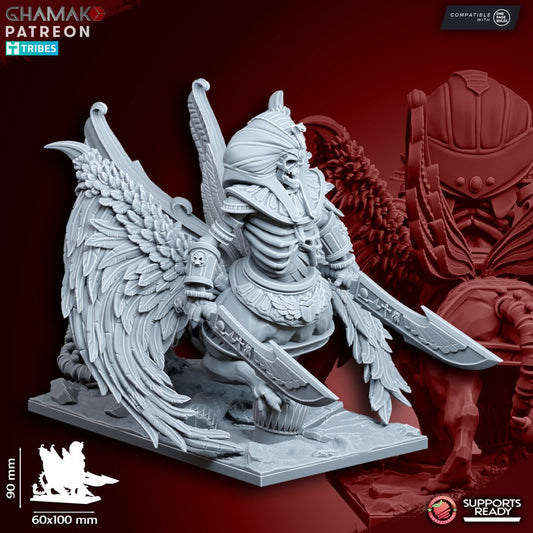 Undead Winged Sphinx by Ghamak Miniatures