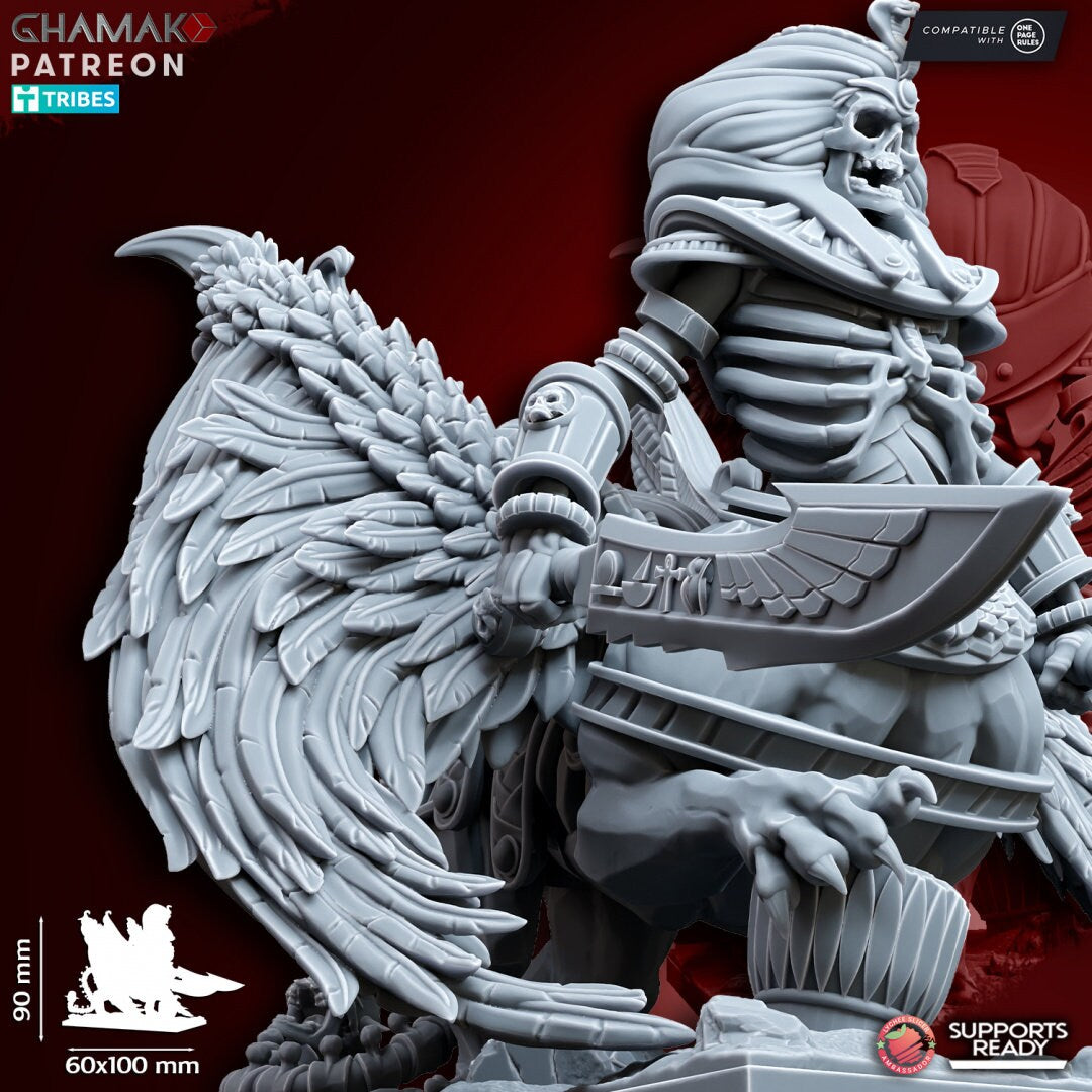 Undead Winged Sphinx by Ghamak Miniatures