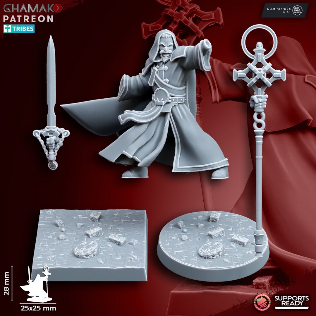 Empire Wizard  by Ghamak Miniatures