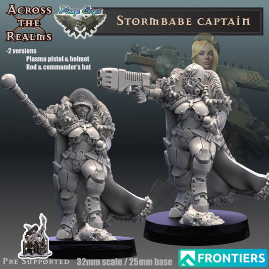 Stormbabe Captain by Across the Realms Miniatures