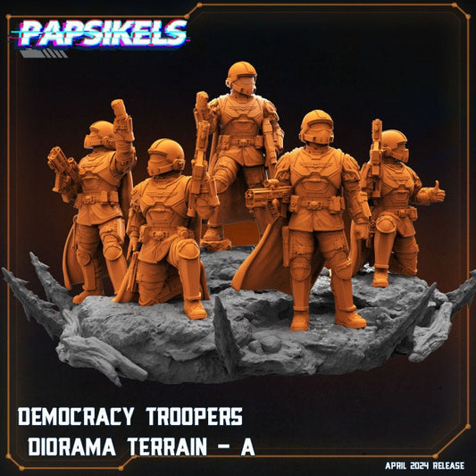 Democracy Troopers by Papsikels Miniatures