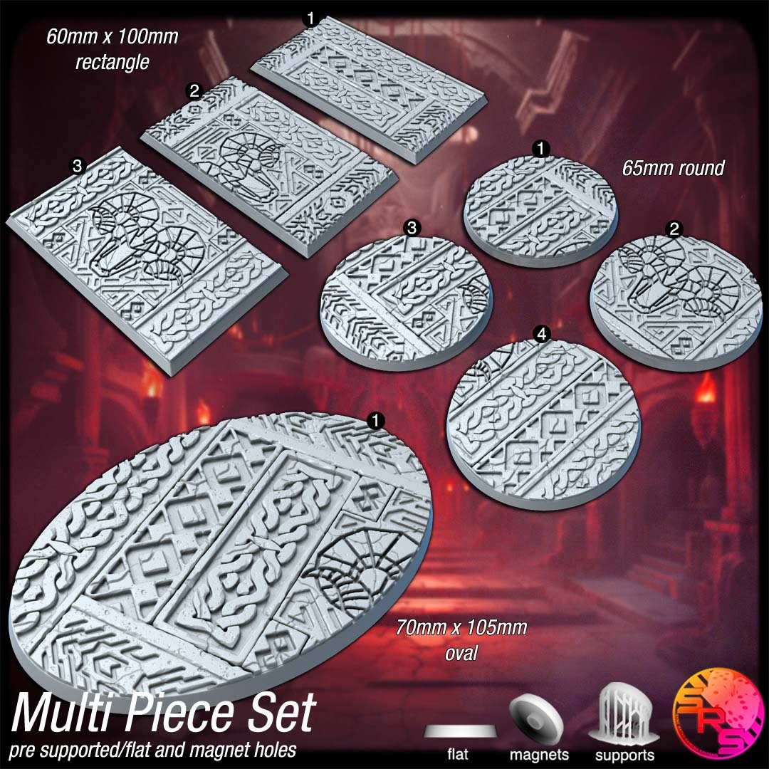 Dwarven Keep Bases by Where Legends Stand Miniatures