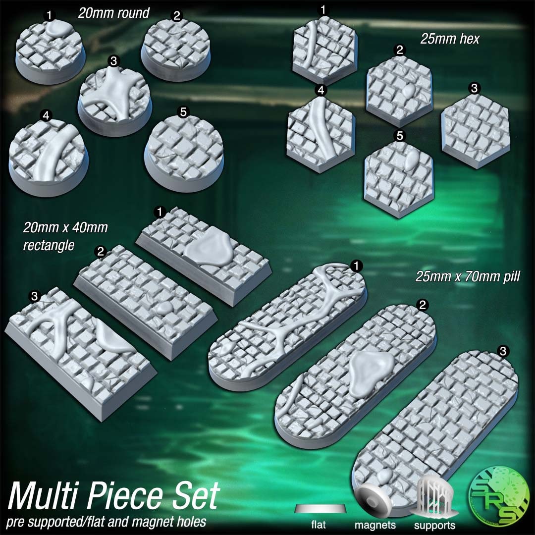 Sewer Bases by Where Legends Stand Miniatures