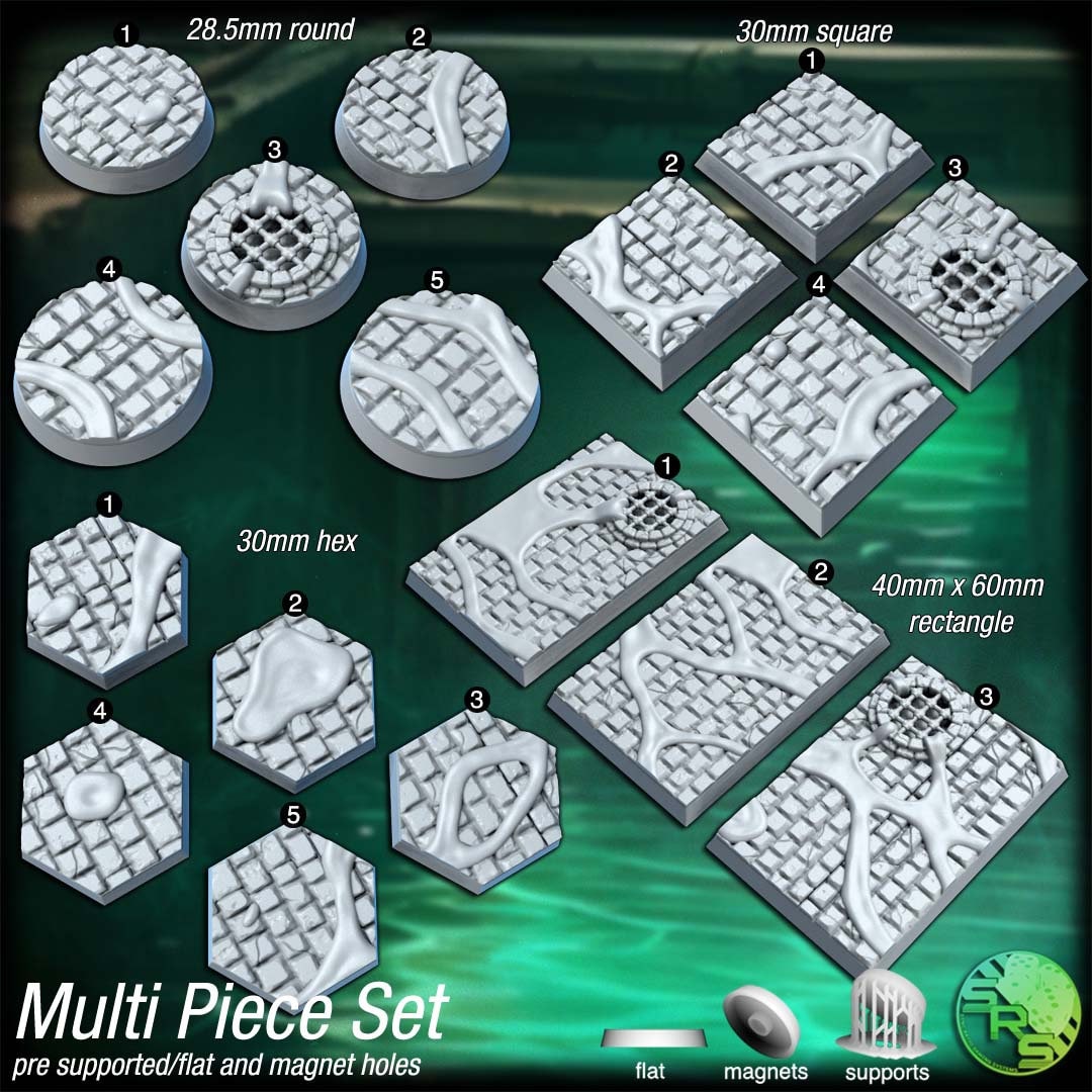 Sewer Bases by Where Legends Stand Miniatures