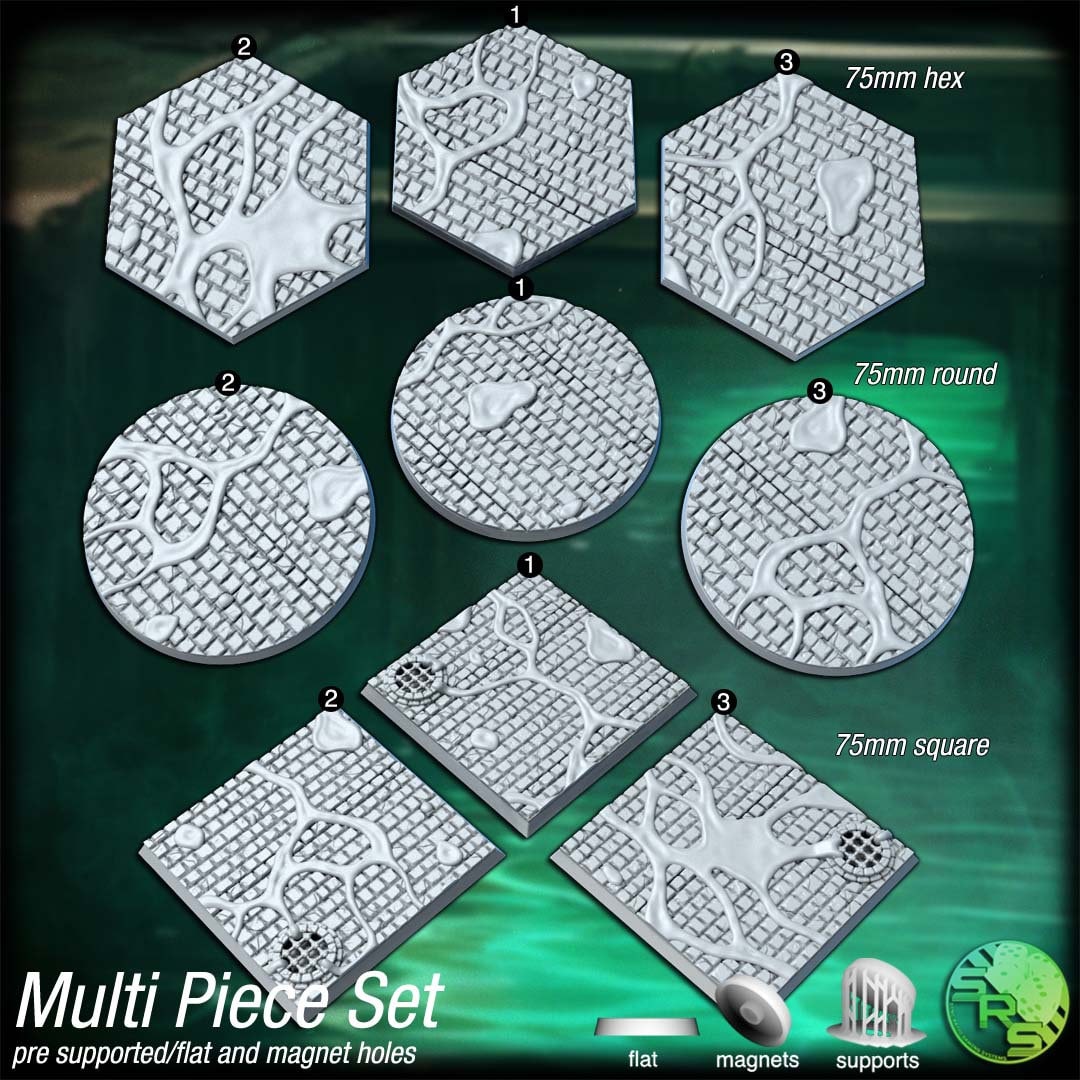 Sewer Bases by Where Legends Stand Miniatures