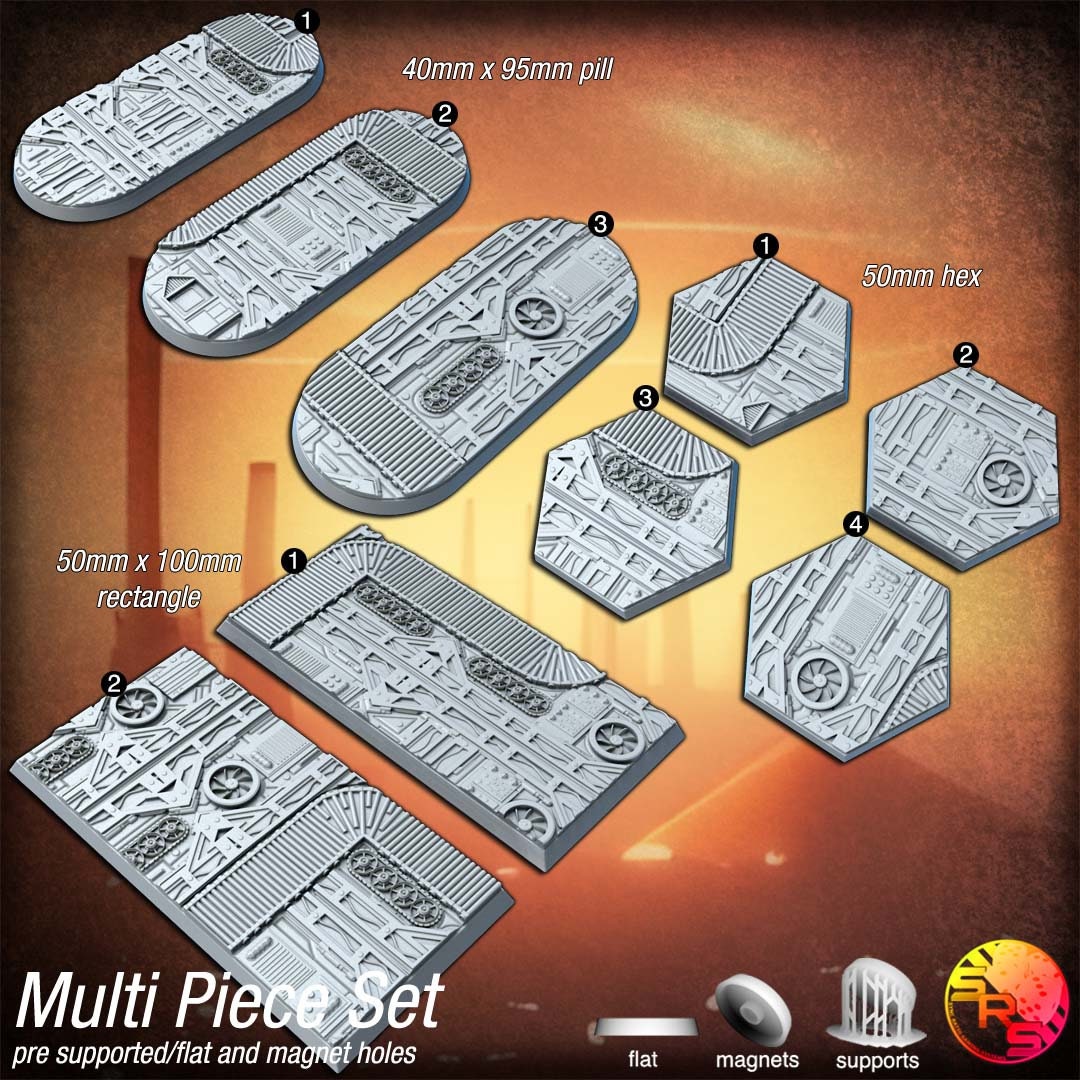 War Factory Bases by Where Legends Stand Miniatures