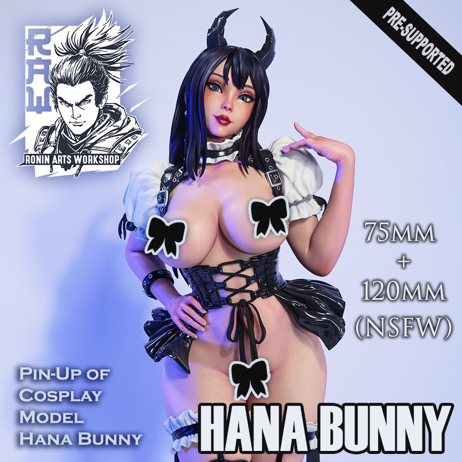 Hana Bunny Maid Pin Up Ronin Arts Workshop