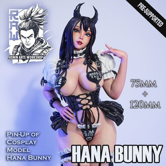 Hana Bunny Maid Pin Up Ronin Arts Workshop