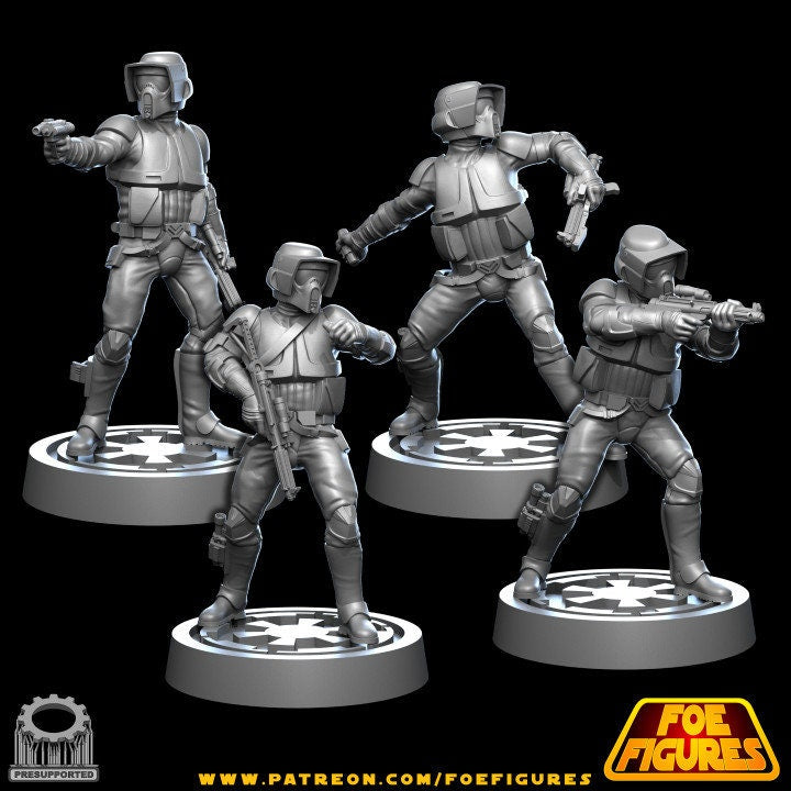 Scout Soldiers Squad  by Foe Figures Miniatures