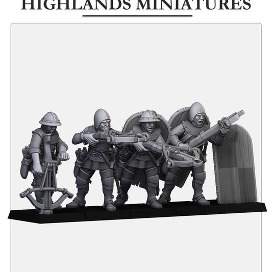 Gallia Shooters Crossbowmen by Highland Miniatures