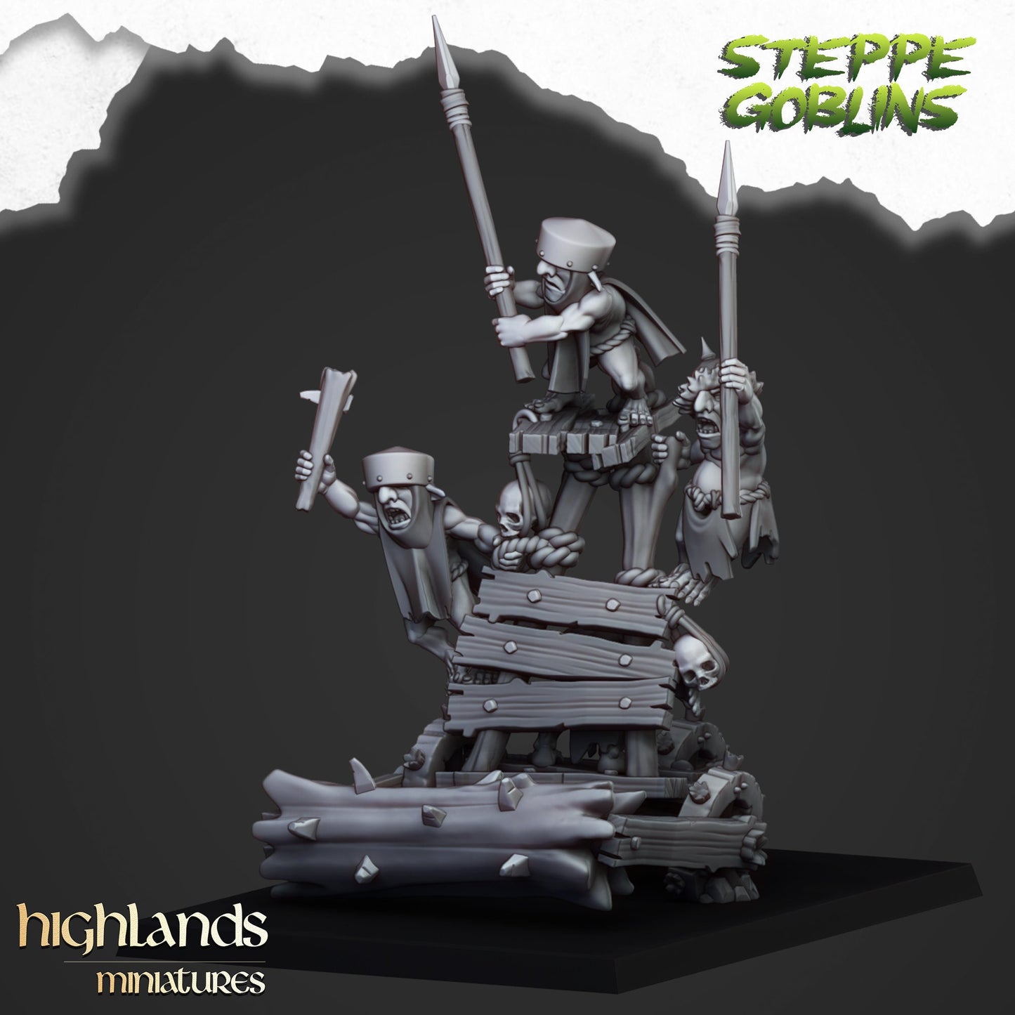 Steppe Gnobler Roller By Highland Miniatures