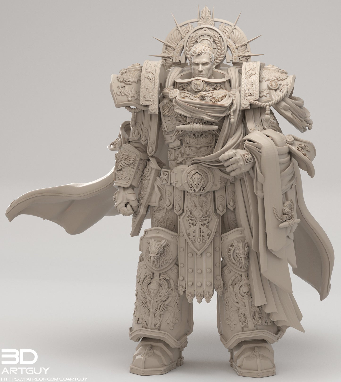 Space Caesar by 3DArt Guy Miniatures