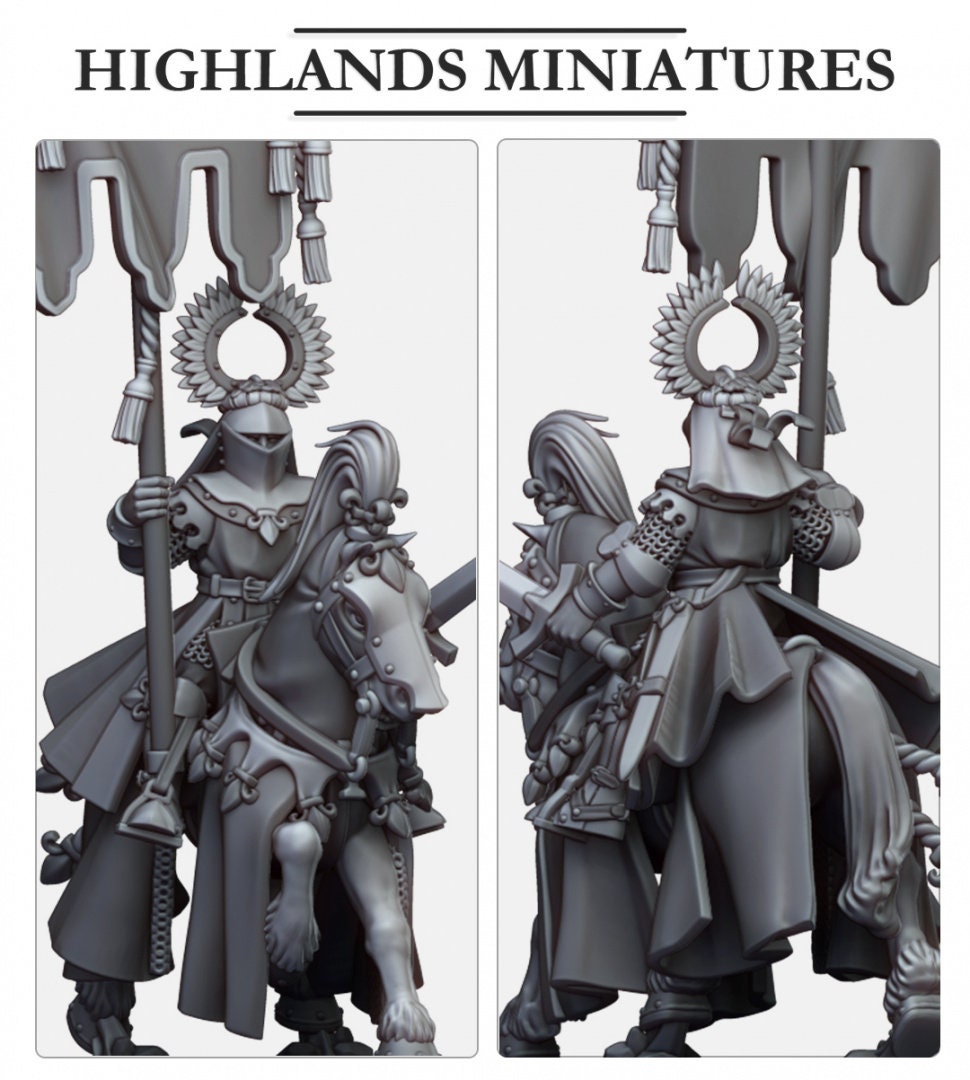 Gallia Battle Standard Bearers by Highland Miniatures