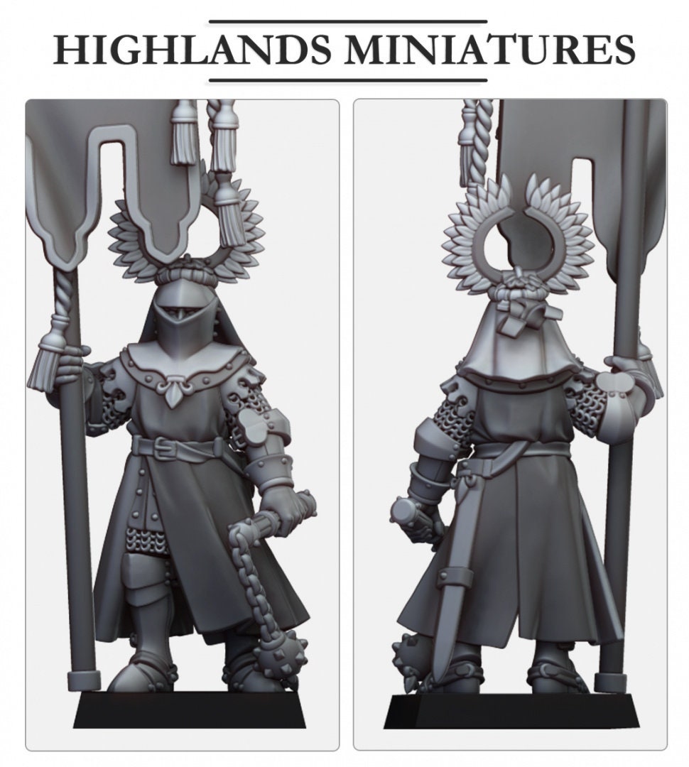 Gallia Battle Standard Bearers by Highland Miniatures