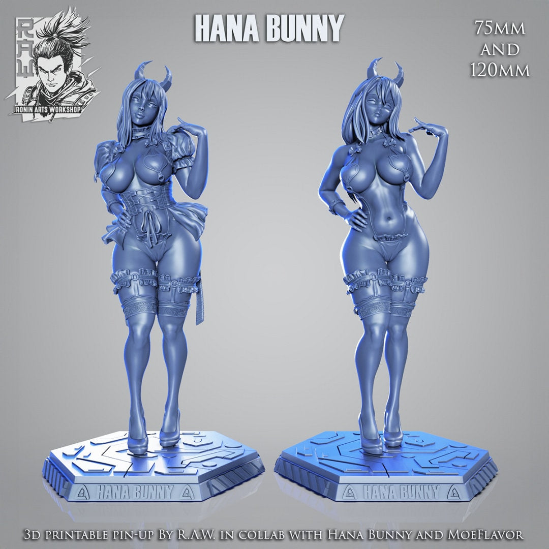 Hana Bunny Maid Pin Up Ronin Arts Workshop