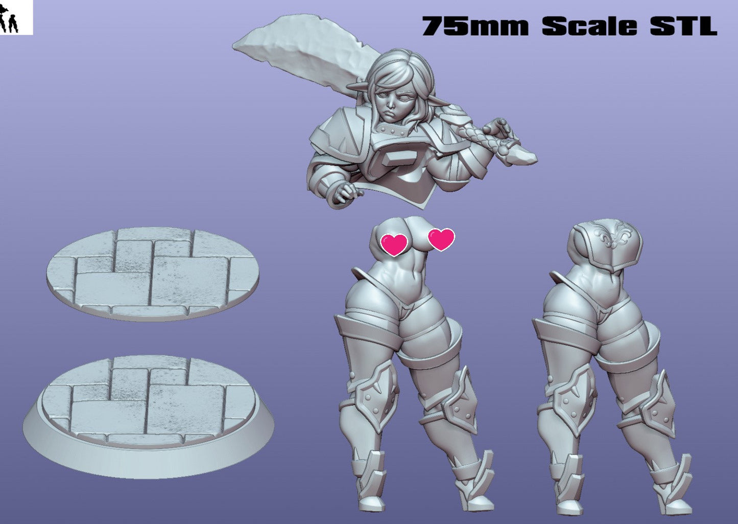 Elf in High Level Gear by Gaz Minis