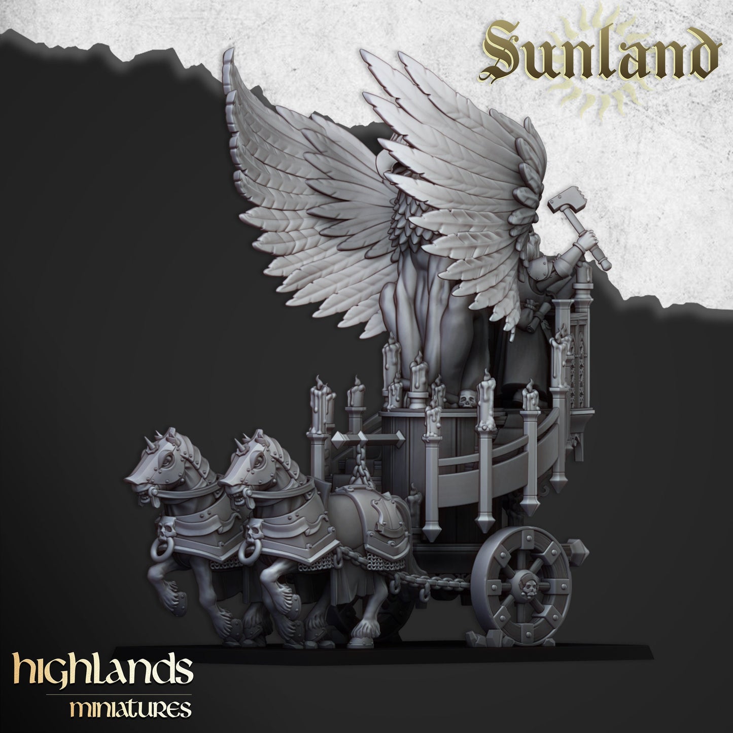 Altar on Chariot of Sunland  by Highland Miniatures