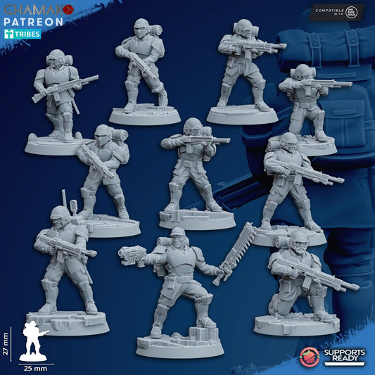 Assault Troops by Ghamak Miniatures