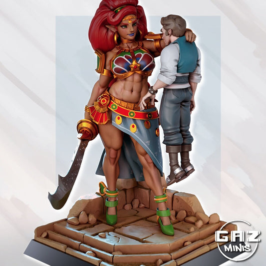 Amazon Lady and Captive by Gaz Minis