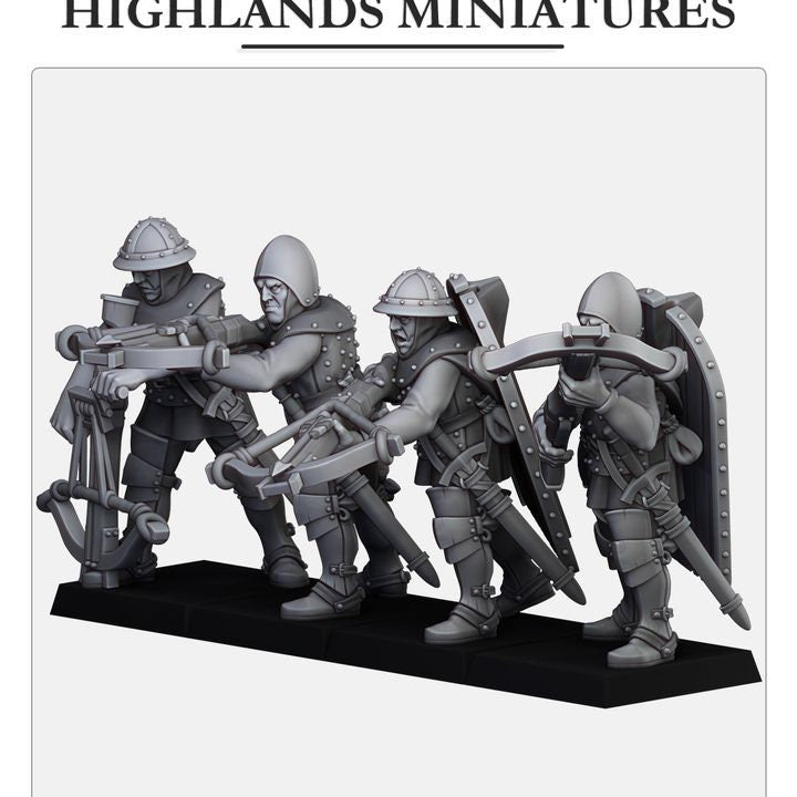 Gallia Shooters Crossbowmen by Highland Miniatures